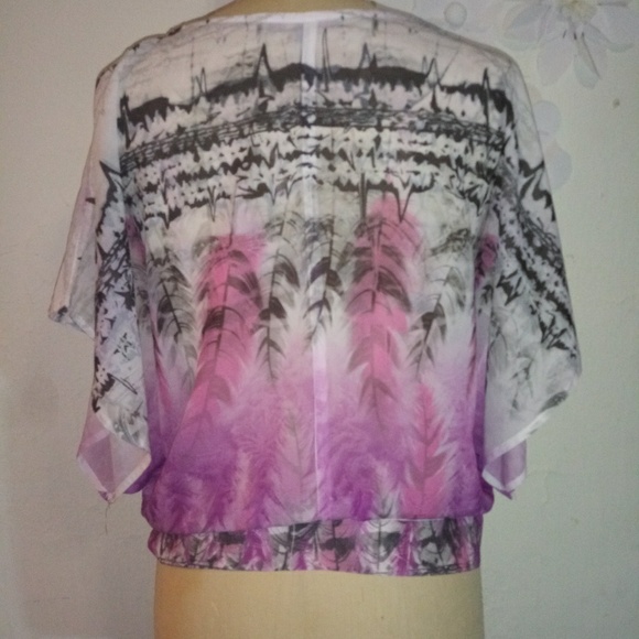 HS HEART SOUL BRAND BLOUSE SIZE L - Picture 2 of 8